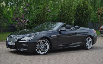 BMW Seria 6 F06-F12-F13 Cabrio 650i 450KM 2015 BMW Seria 6 GWARANCJA, 2015r, 4.4 V8 450KM, M-Pakiet, Niski przebieg, Swie