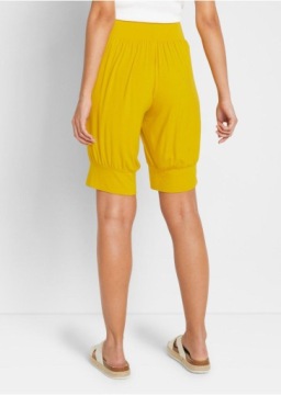 BONPRIX _DYI DYC ZÓŁTE BERMUDY ALLADYNKI _/ 36