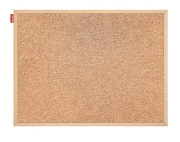 TABLICA KORKOWA W RAMIE DREWNIANEJ 120x60cm MemoBe