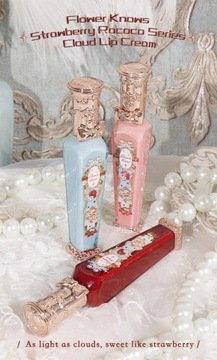 Цветок знает клубнику рококо серии Cloud Lip Cream Lipsticks Beauty Glaz
