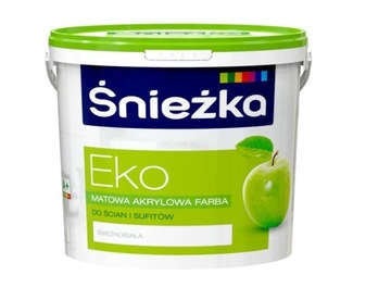 Farba Akrylowa Eko Biała 5L Śnieżka