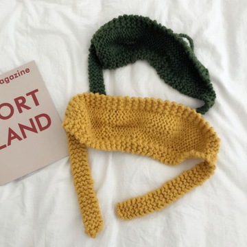 ШАПКА ЖЕНСКАЯ ЗИМНЯЯ ОСЕННЯЯ ТЕПЛАЯ ПОВЯЗКА НА УШИ ЗАВЯЗКА ЛЯГУШКА ЗИМА