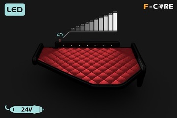 Полка в кокпите TIR VOLVO FH 3 09-12 центральная LED