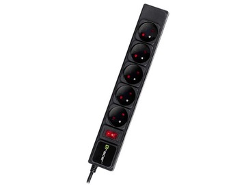 LISTWA ZASILAJACA TRACER POWERGUIDE 1,5m 5 GNIAZD