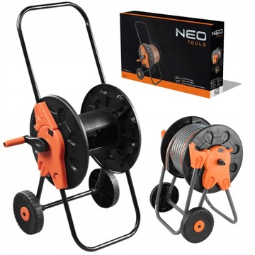 Подставка для садового шланга на тележке, катушка для шланга 1/2, 60 м, катушка 15-793 NEO Tools