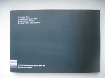 Hyundai ix 35 2009-2013 гг. польская инструкция Hyundai ix35 2010 г.