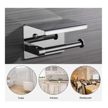 ДЕРЖАТЕЛЬ ДЛЯ ТУАЛЕТНОЙ БУМАГИ В ЦВЕТАХ МЕТАЛЛА В ПОЛОК