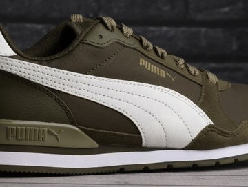 Buty męskie sportowe Puma ST RUNNER v3 NL GREEN WHITE 38485719