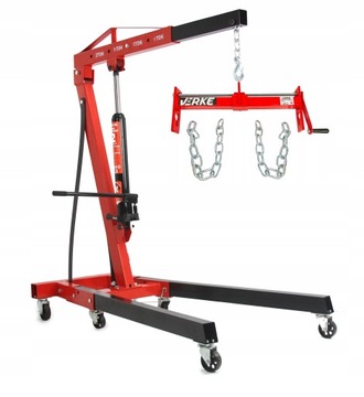 WORKSHOP CRANE 2T STRONG BALANCER 2X НАСОС + блок траверсы двигателя