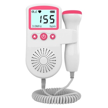 Ulepszony 3.0mhz Doppler monitor tętna płodu