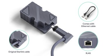 Adapter kabla do złącza RJ45 Adapter StarLink Ethernet