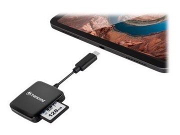 TRANSCEND RDC3 Cardreader SD/microSD USB-C 3.2 gen1 Black