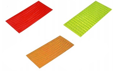 СВЕТООТРАЖАЮЩИЕ САМОКЛЕЯЩИЕСЯ НАКЛЕЙКИ ЦВЕТНЫЕ 8 ШТ.