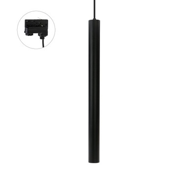 Lampa szynowa MR11 3F SLIM regulacją konta czarna