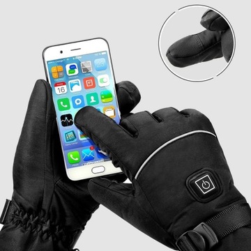 ПЕРЧАТКИ С ПОДОГРЕВОМ СЕНСОРНЫЕ ПЕРЧАТКИ ВОДОНЕПРОНИЦАЕМЫЕ USB POWERBANK L/XL