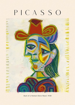 PICASSO Popiersie Kobiety PLAKAT B1 100x70cm #515