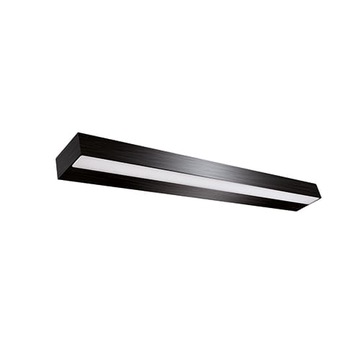 Kinkiet łazienkowy nad lustro czarny 40cm 9W LED 4000K 585lm IP44 CYBER Ide