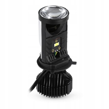 SOCZEWKI PROJEKTORY LAMPY H4 MINI Bi-LED 5500K