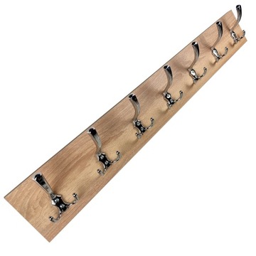 WIESZAK 100 CM PRZEDPOKOJU ŚCIANĘ DĄB SONOMA CHROM