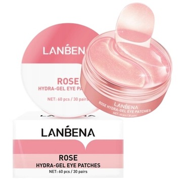 Lanbena Rose Hydrożelowe Płatki Pod Oczy