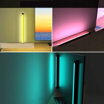 2X СВЕТОДИОДНЫЙ УГЛОВОЙ ТОРШЕР RGB С ДИСТАНЦИОННЫМ УПРАВЛЕНИЕМ