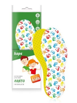 Wkładki do butów dziecięce bawełniane zapachowe Kaps Arieto Kids 29-30