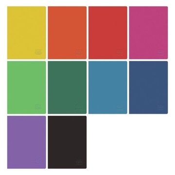 Zeszyty A5 zeszyt w kratkę Herlitz Rainbow Classic 96 kartek 5 sztuk