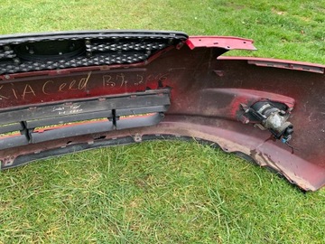 ПЕРЕДНИЙ БАМПЕР ПЕРЕДНИЙ В КОМПЛЕКТЕ ГАЛОГЕНЫ KIA CEED I 1 06- ЕВРОПА ОКРАСКА: HR