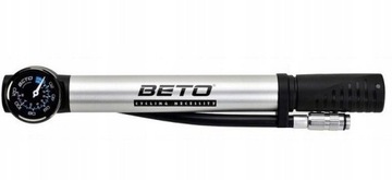 ВЕЛОСИПЕДНЫЙ НАСОС BETO ALU CHMP-003AG ШЛАНГ МАНОМЕТРА