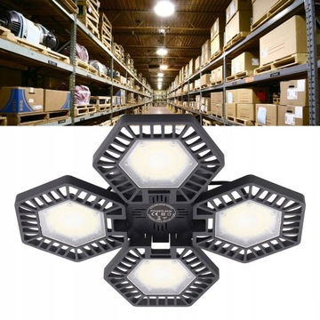 Oświetlenie garażowe LED Cool White 80W 4 Panel