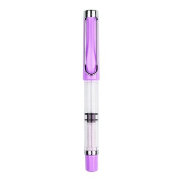 Calligraphy Brush Fountain Pen with Brush Nib Metal Pen Clip Detachable