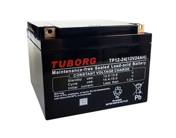 Akumulator Tuborg VRLA AGM TP12-24 12V 24Ah