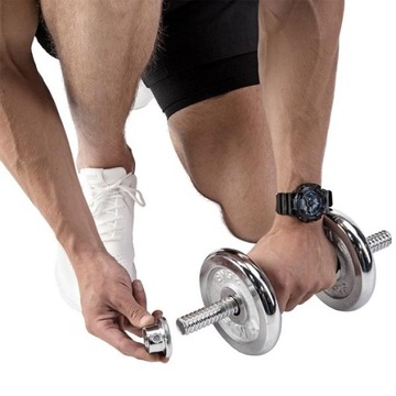 Набор для бодибилдинга, регулируемые гантели + штанга