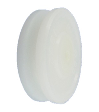 Rolka bez łożysk fi 90mm fi 10mm na linkę fi 14mm