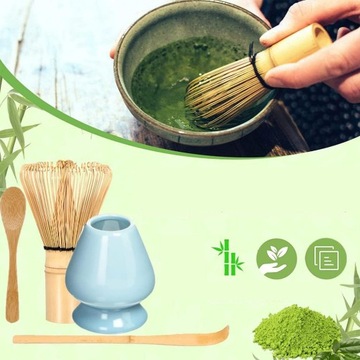 НАБОР ПОДСТАВКИ CHASEN MATCHA КЕРАМИЧЕСКАЯ ЛОЖКА-КИСТОЧКА ЧАСЯКУ