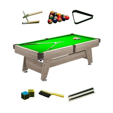 8FT Stół Bilardowy Radley Vintage Pool Sonoma Ciemna