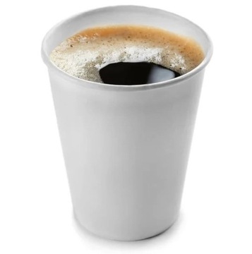 250ML 50SZT KUBKI PAPIEROWE BIAŁE DO KAWY/HERBATY KUBKI JEDNORAZOWE EKO