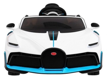 Bugatti Divo Детский автомобиль на аккумуляторе Белый + Пульт + EVA