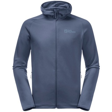 JACK WOLFSKIN BAISELBERG HOODED FZ M (XL) Męska Bluza