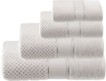 KOMPLET RĘCZNIKÓW 4x SZTUK RĘCZNIKI PREZENT bawełna 500 g/sm