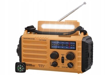 RADIO SOLARNE Z KORBĄ AM/FM/SW BESTSELLER PREZENT