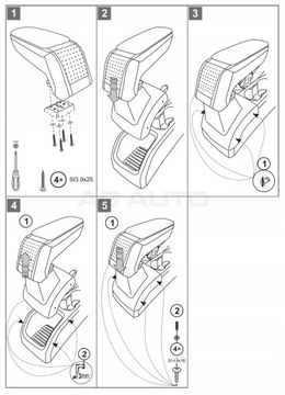 СТАНДАРТНЫЙ ПОДЛОКОТНИК Ford Focus II, 2004-2012 гг.
