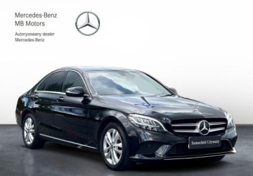Mercedes Klasa C W205 Limuzyna Facelifting 1.6 C180 156KM 2019 Mercedes-Benz Klasa C SalonPL AVANTGARDE Od Dealera LED Kamera Tempomat Ca, zdjęcie 6