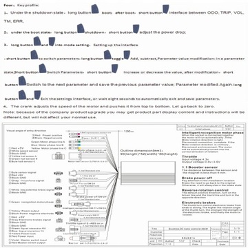КОНТРОЛЛЕР ДЛЯ ВЕЛОСИПЕДА С ЖК-дисплеем КОНТРОЛЛЕР 36 В 350 Вт