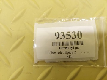 CHEVROLET EPICA II SEDAN DVEŘE PRAVÝ ZADNÍ