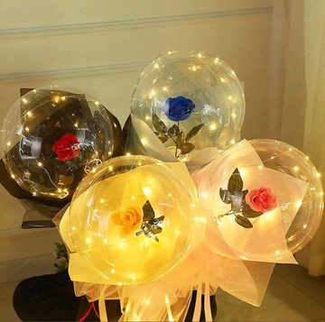 Набор из 10 светодиодных шаров 20 дюймовые гелиевые шары Bobo Balloons для свадьбы ко Дню Влюбленных