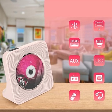 ПОРТАТИВНЫЙ CD-ПЛЕЕР С ПОДДЕРЖКОЙ CD/BLUETOOTH/FM-РАДИО/AUX