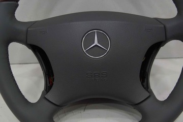 КОЖАНЫЙ РУЛЕВАЯ ПОДУШКА БЕЗОПАСНОСТИ ДЕРЕВЯННАЯ MERCEDES CL W215