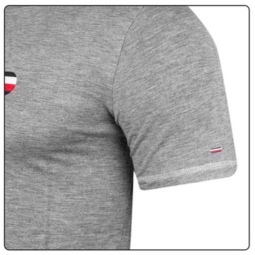 TOMMY HILFIGER KOSZULKA MĘSKA T-SHIRT CN GRAY r.L