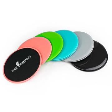 Скользящие подушечки для упражнений на скольжении, 2 шт.